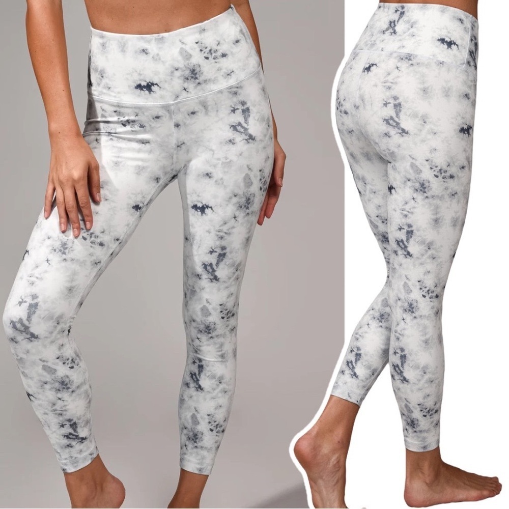 New Yogalicious Women’s Frosted Tie-Dye Lux High Rise Leggings Size XS